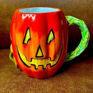 Certified International Halloween Jack Of Lantern Pumpkin 22 Oz Mug